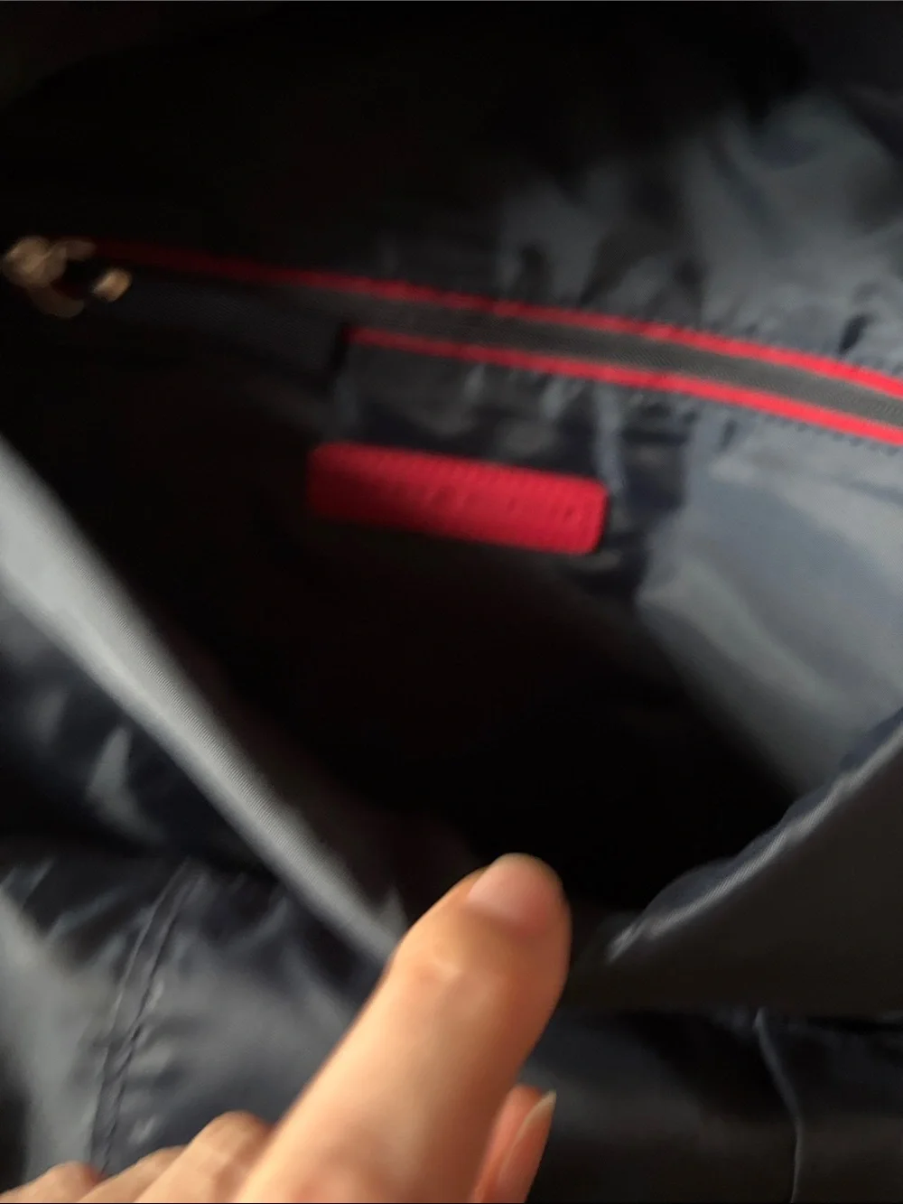 ❤️ Tommy Hilfiger Navy Red Nylon Backpack